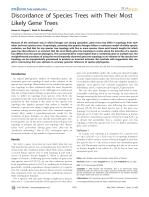 Discordance of Species Trees with Their Most Likely Gene Trees
