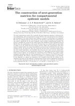 The construction of next-generation matrices for compartmental epidemic models