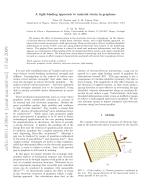 A tight-binding approach to uniaxial strain in graphene