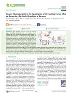 Recent Advancements in the Application of Circulating Tumor DNA as Biomarkers for Early Detection of Cancers