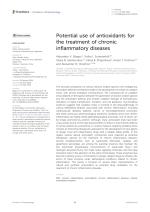 Potential use of antioxidants for the treatment of chronic inflammatory diseases