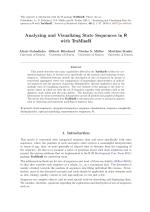 Analyzing and Visualizing State Sequences in R with TraMineR