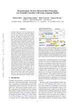 ResearchAgent: Iterative Research Idea Generation over Scientific Literature with Large Language Models