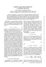UNREPEATABLE REPEATABILITIES: A COMMON MISTAKE