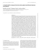 A simple model to interpret the ultraviolet, optical and infrared emission from galaxies