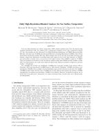 Daily High-Resolution-Blended Analyses for Sea Surface Temperature