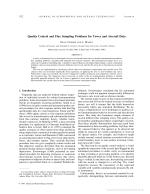 Quality Control and Flux Sampling Problems for Tower and Aircraft Data