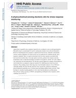 A physicochemical-sensing electronic skin for stress response monitoring