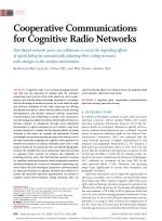 Cooperative Communications for Cognitive Radio Networks