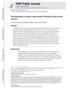 The landscape of somatic copy-number alteration across human cancers
