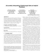 Accurately Interpreting Clickthrough Data as Implicit Feedback