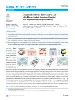 Compliant Iontronic Triboelectric Gels with Phase-Locked Structure Enabled by Competitive Hydrogen Bonding