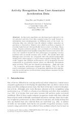 Activity Recognition from User-Annotated Acceleration Data