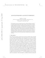 QUANTUM ESTIMATION for QUANTUM TECHNOLOGY