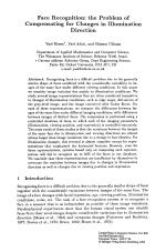 Face Recognition: the Problem of Compensating for Changes in Illumination Direction