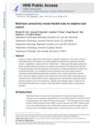 Multi-task connectivity reveals flexible hubs for adaptive task control