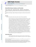 Stroke Risk Factors, Genetics, and Prevention