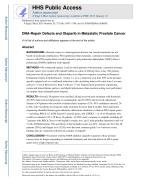 DNA-Repair Defects and Olaparib in Metastatic Prostate Cancer