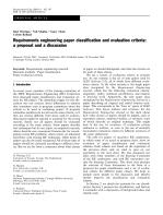 Requirements engineering paper classification and evaluation criteria: a proposal and a discussion