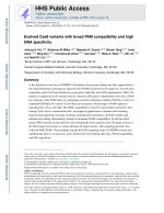 Evolved Cas9 variants with broad PAM compatibility and high DNA specificity