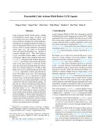 Executable Code Actions Elicit Better LLM Agents