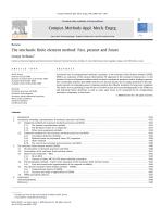 The stochastic finite element method: Past, present and future