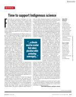 Time to support Indigenous science