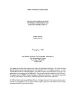 FISCAL ADJUSTMENTS IN OECD COUNTRIES: COMPOSITION AND MACROECONOMIC EFFECTS