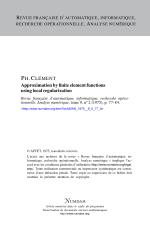 Approximation by finite element functions using local regularization