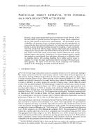 PARTICULAR OBJECT RETRIEVAL WITH INTEGRAL MAX-POOLING OF CNN ACTIVATIONS