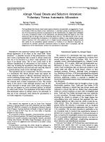 Abrupt Visual Onsets and Selective Attention: Voluntary Versus Automatic Allocation