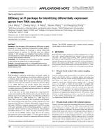 DEGseq: an R package for identifying differentially expressed genes from RNA-seq data