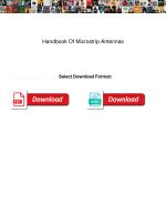 Handbook Of Microstrip Antennas