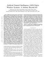 Artificial General Intelligence (AGI)-Native Wireless Systems: A Journey Beyond 6G