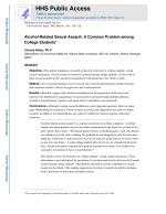 Alcohol-Related Sexual Assault: A Common Problem among College Students