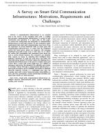 A Survey on Smart Grid Communication Infrastructures: Motivations, Requirements and Challenges
