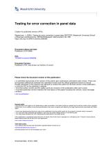 Testing for error correction in panel data