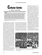 Cellular Solids