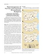 Reemergence of Human and Animal Brucellosis, Bulgaria