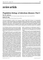 Population biology of infectious diseases: Part I