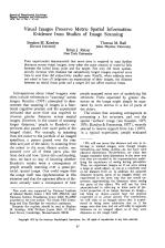 Visual Images Preserve Metric Spatial Information: Evidence from Studies of Image Scanning