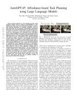 AutoGPT+P: Affordance-based Task Planning using Large Language Models