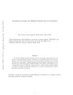 Asymptotic formulae for likelihood-based tests of new physics