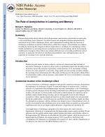 The Role of Acetylcholine in Learning and Memory