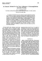 An Enzymic Method for the Trace Iodination of Immunoglobulins and other Proteins