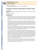 Strategies for Innovation in Multicomponent Reaction Design