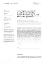 Immune pathogenesis of idiopathic granulomatous mastitis: from etiology toward therapeutic approaches