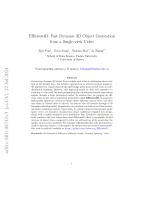 Efficient4D: Fast Dynamic 3D Object Generation from a Single-view Video