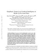 DeepStack: Expert-Level Artificial Intelligence in Heads-Up No-Limit Poker