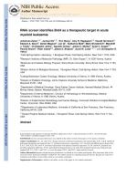 RNAi screen identifies Brd4 as a therapeutic target in acute myeloid leukaemia